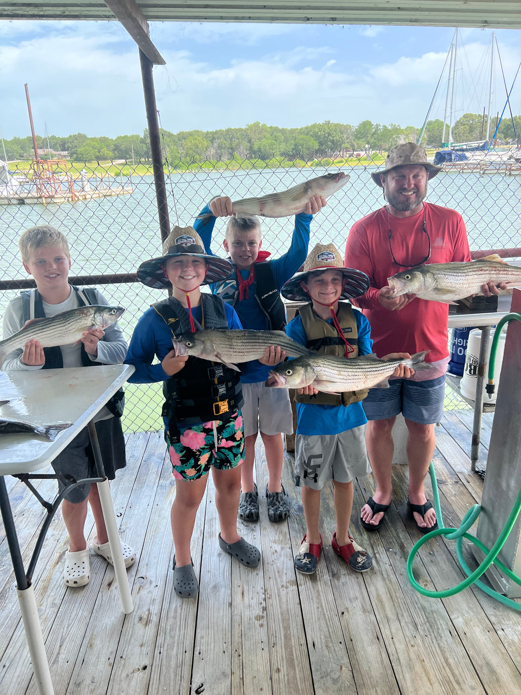 Striper Fishing Trips in Lake Texoma, TX